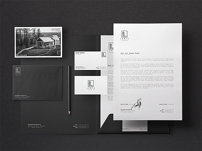 LARIX STUDIO - architectural studio in Transylvania architecture brand clean design graphic hunap hunapstudio identity larix minimal perspective tree