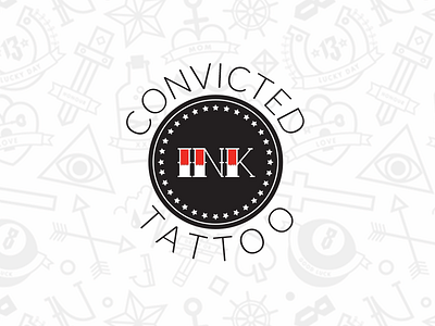 Tattoo Shop Logo Design branding logo vector art