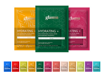 Packaging Design - Glamm 3d colors design illustration label mockup packaging print printable rendering