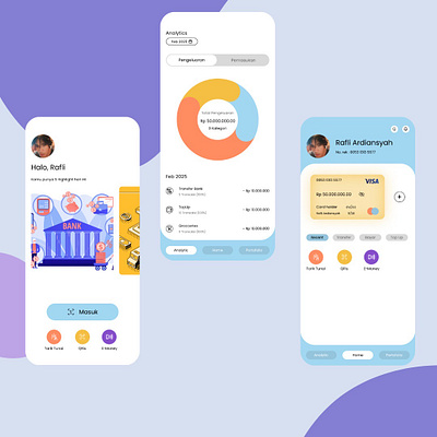 E-Money Mobile App figma ui ux