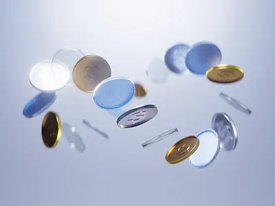 Infinite Coins 3d 3d animation 3d coins animation bitcoin branding c4d crypto fintech gif glass coin graphic design loan logo loop metal coin motion motion design motion graphics ui