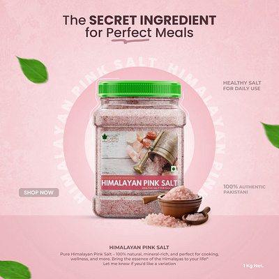 Himalayan pink Salt app branding design graphic design illustration logo typography ui ux vector