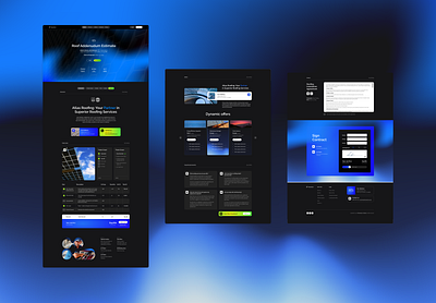 Landing Page design ui ux