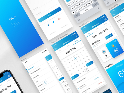 Meet Isla, an Intuitive Scheduling and Logistics App. ios design ui design