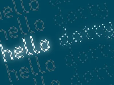 VP Pixel Dot 8 bit font neon pixel pixelfont retro typography