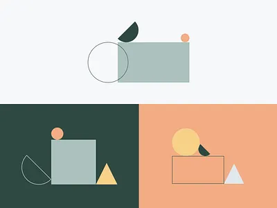 Illustrations for annuity calculator product design geometric insurance mobile retirement simple ui