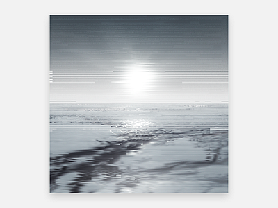 NO SIGNAL 5k blender cycles glitch ice murderloft render surreal tundra wallpaper