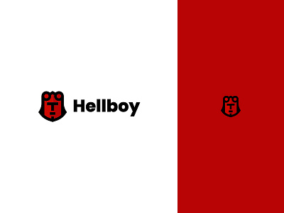 Hellboy Logo brandidentity branding health hellboy logo logomark