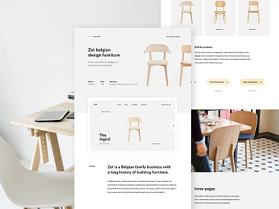 Zet Case Study case design furniture study ui ux