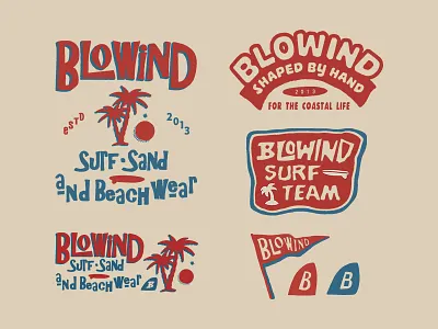 Design for Blowind art artwork branding design direction graphic illustration lettering logo packaging typography