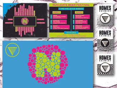 Nucleate Signage beer brewery craft festival homes nucleate