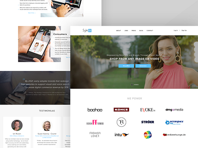 Syte Website animation branding fashion website interaction design mobile product responsive ui ux video web