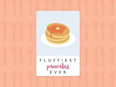 Pancakes! graphic design illustration illustrator pancakes pinterest vector