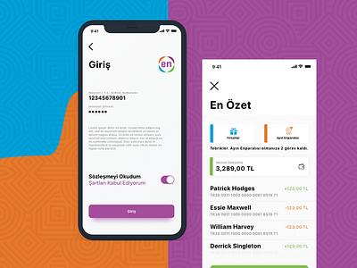 Enpara - Redesign design dribbble enpara finance iphone x mobile redesign ui user interface