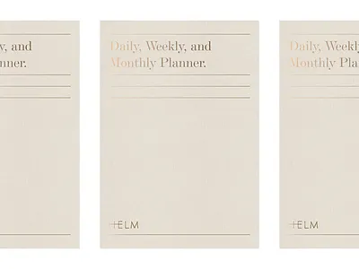 Helm Cover book bookbinding cover foil gold journal notebook planner