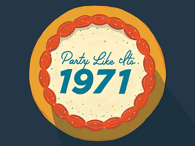 Party On cake party procreate sprinkles