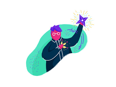 Expert illustration ninja shuriken