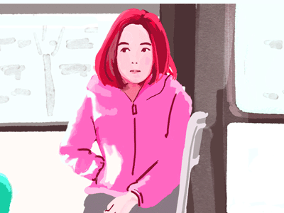 Example of Girl on thetrain