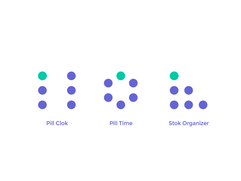 Product Concepts - PillClok alarm branding clock design identity industrial minimalism packaging pill product ux