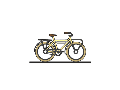 London Taxi bike bicycle bike classic cool cream illustration ride sijmple vector