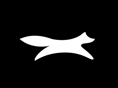 Felt Fox fox logo running