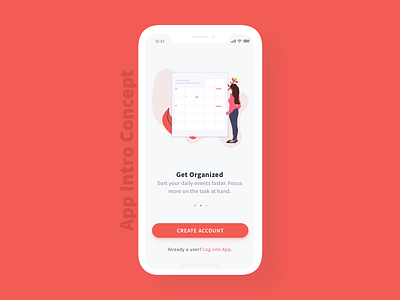 App Intro Concept Design app app intro design ios iphonex mobile onboarding