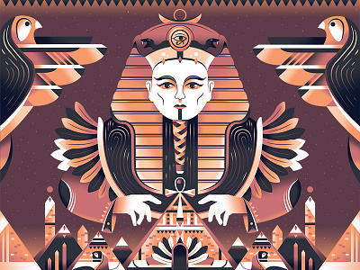 Egypt character egypt illustration pattern