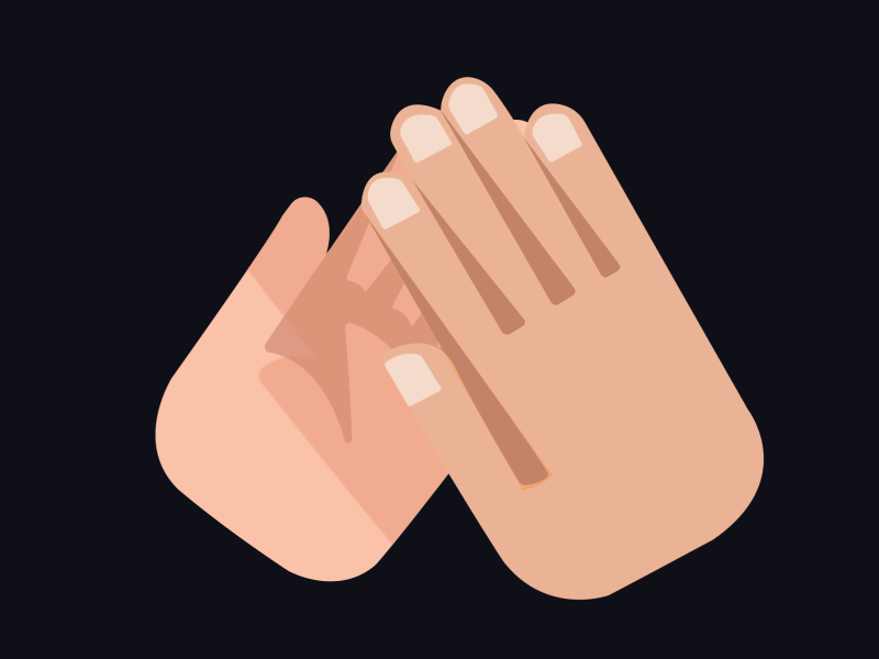 Claps Microinteraction appreciation awesome claps great heart hearts likes likes alternative microinteractions thumbs thumbs up wow