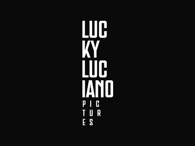 Lucky Luciano Pictures Logo branding logo mark minimal symbol