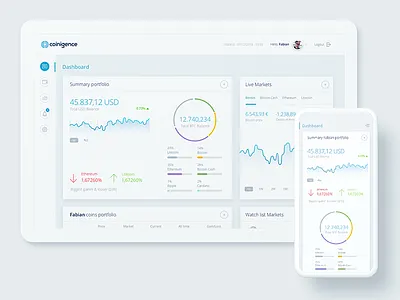 Coinigence Dashboard