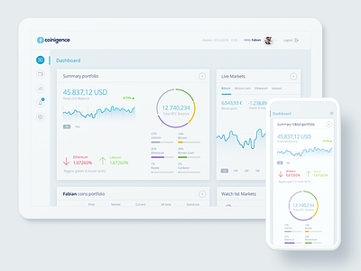 Coinigence Dashboard