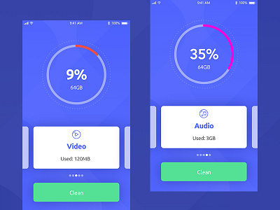 Phone Cleaner - Video&Audio app audio boost cache clean cleaner data graph ios iphone junk video