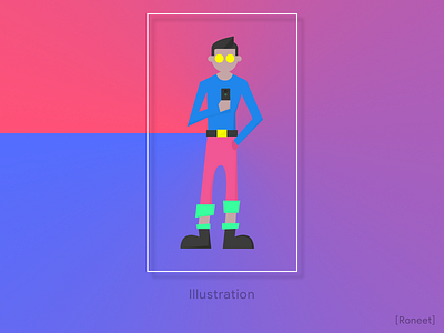 Illustration code designer developer guy icon iconography illustration logo web