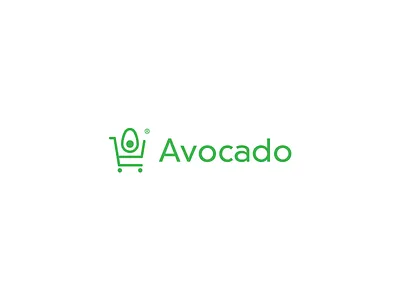 Thirty Logos #24 - Avocado (Grocery Shopping App) avocado brand branding challenge design graphic grocery logo logofolio logos thirty
