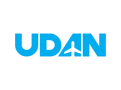 Udan air brand branding fly logo logo design logotype minimal rebranding travel