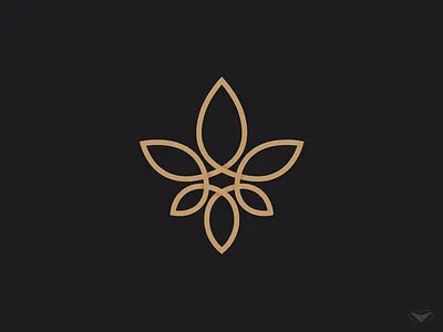 Flower Logo classy company fashion flat flexible flower logotype luxurious modern professional simple sophisticated