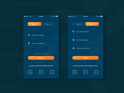 Sign in/Sign up sign in sign up user interface uxui пользовательский интерфейс