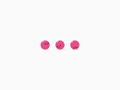 Marbles cute dribbble face giveaway invite light magbles minimal pinkgenta shadow smile sphere