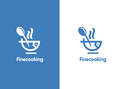 Finecooking app icon graphic logo ui