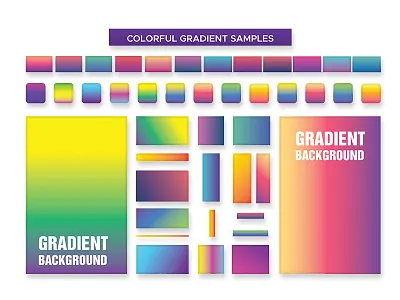 Colorful Gradients Samples colorful colors gradient