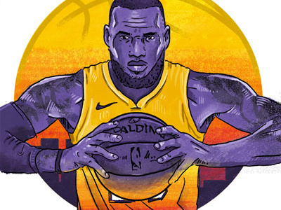 L.A.bron basketball lakers lebron james