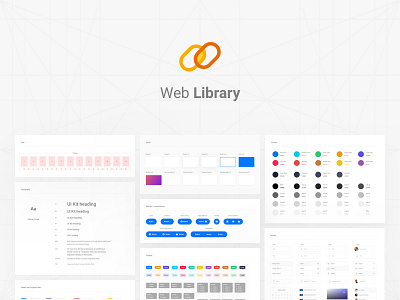 Web Library 2.0 admin adobe xd app dashboard download psd sketch symbols ui blocks ui kit ux web