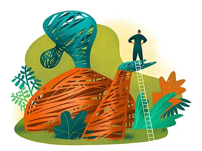 Creator or Creature? architecture bushcraft creator forest ruin sculpture