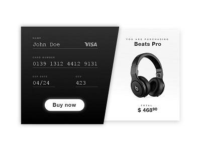DailyUI - Card Checkout creditcard dailyui ui