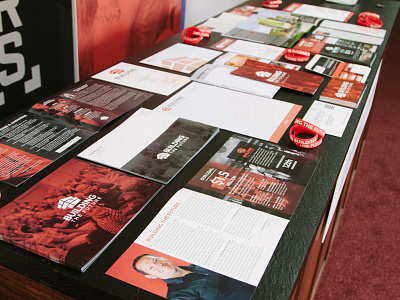 Building The Future - Print Pieces branding building the future campaign fundraising