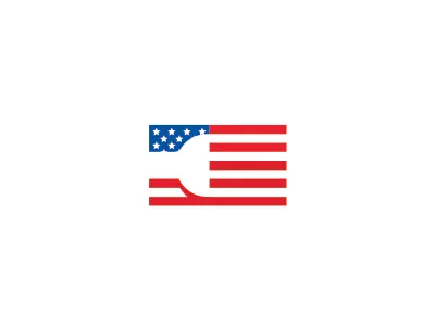 Restaurant america eat flag food fork negative space usa