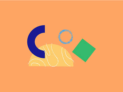 Unravel – Abstract Figures II colors figures geometric shapes square texture