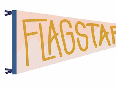 Flagstaff Pennant Illustration flagstaff illustration pennant travel