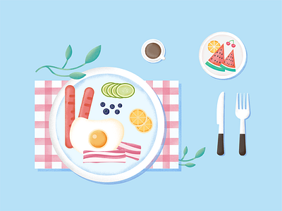 breakfast illustration