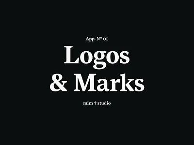 Logos & Marks 2015 — 2018 branding logo mark